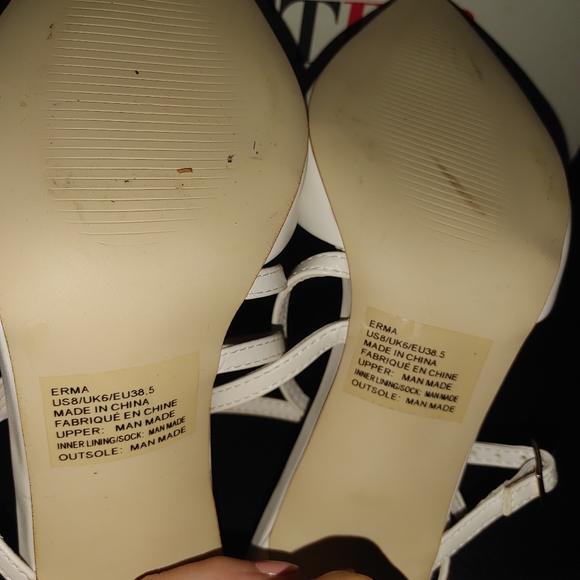 White buckle mules - Picture 7 of 7